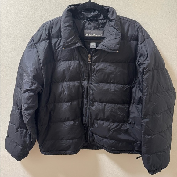 Eddie Bauer Other - Eddie Bauer Black Goose Down Puffer Jacket Size Large